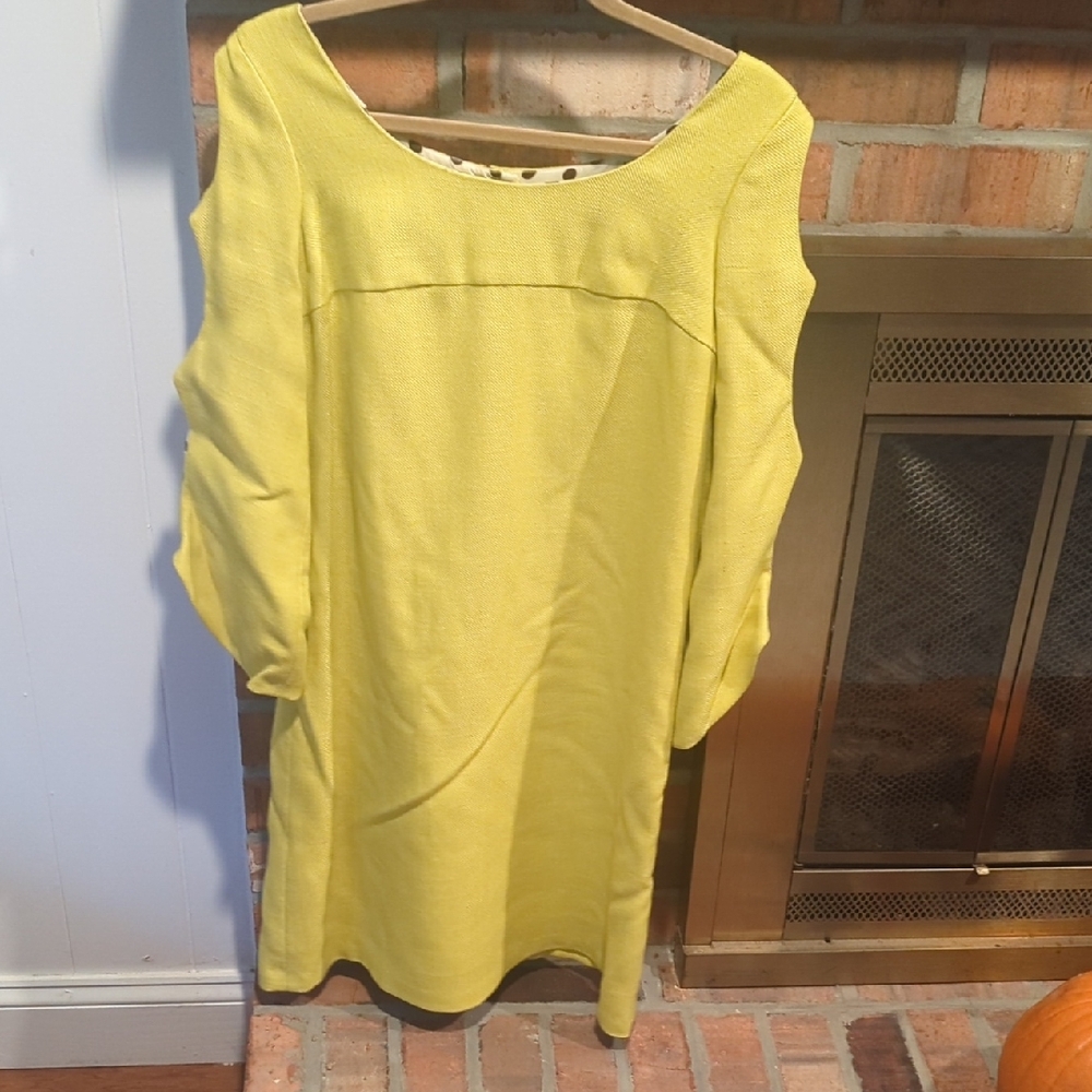 Yellow Long Sleeve Dress